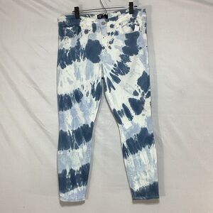 NWT GAP 12/31 Legging Skimmer Tie-Dye Denim